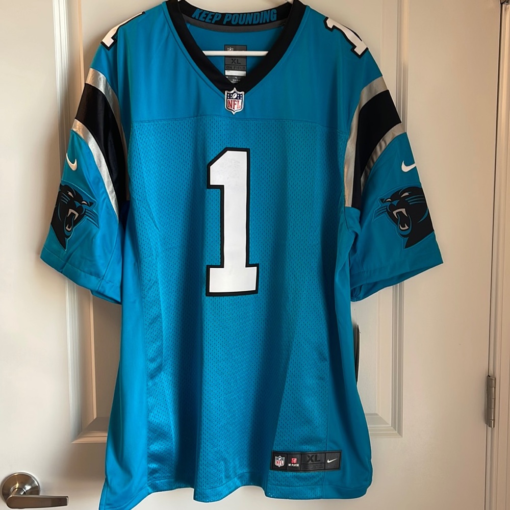 NWT Cam Newton Panthers Stitched Jersey Men’s XL